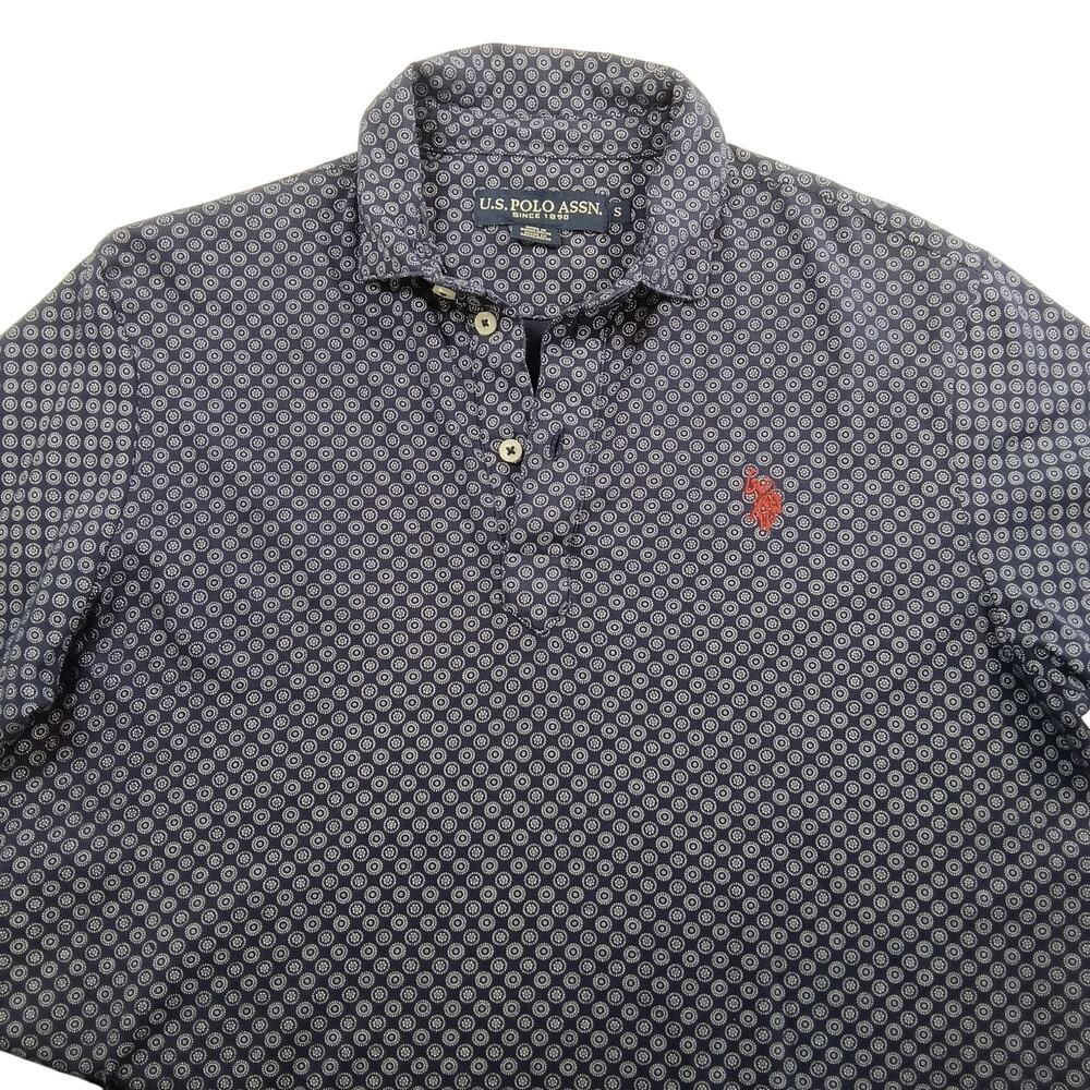 U.S. Polo Assn. Menβs Polo β’ Small β’ Navy Blue β’ 100% Cotton